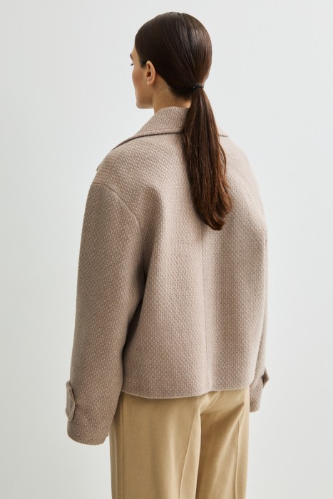 двубортное полупальто по цене 10930 руб вид справа