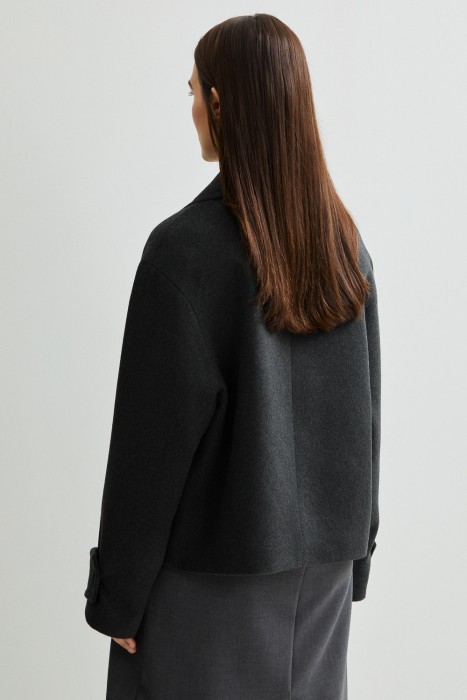 двубортное полупальто по цене 16120 руб вид справа