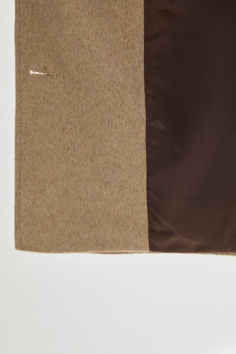 двубортное полупальто из россии вид сбоку