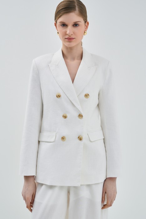 двубортный жакет из россии вид сбоку