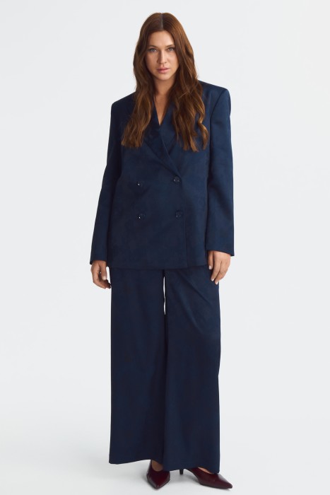 двубортный жакет от бренда снежная королева вид слева