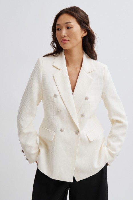 двубортный жакет из россии вид сбоку