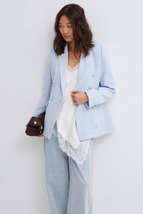 двубортный жакет 806795003 фотография