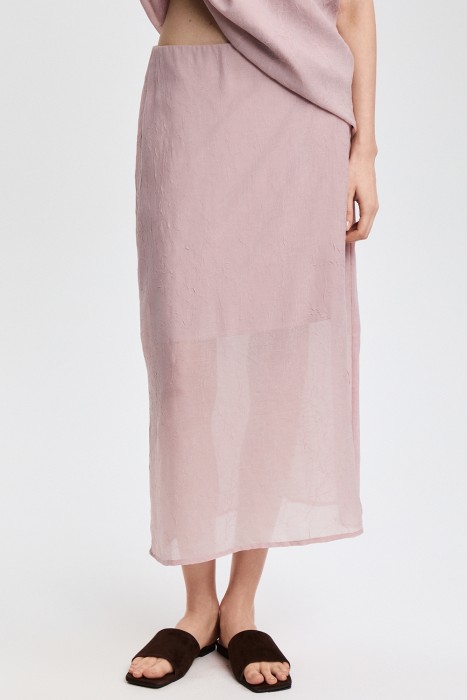 двуслойная юбка от бренда снежная королева вид слева