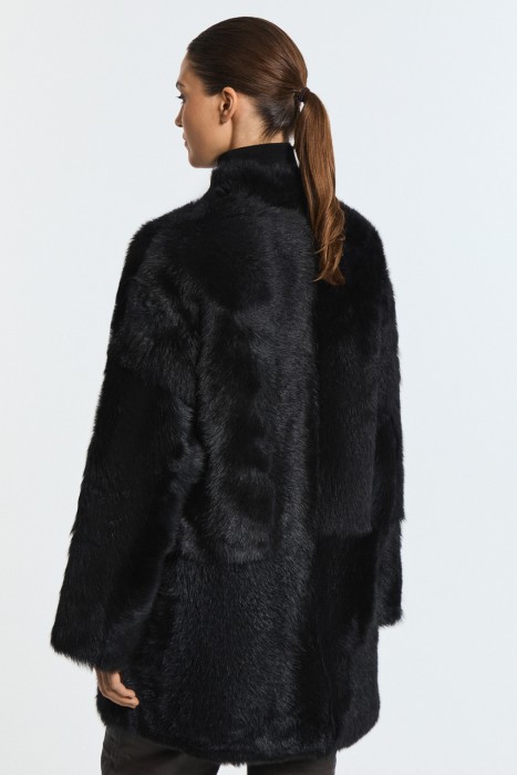 двусторонняя дубленка из овчины по цене 62200 руб вид справа