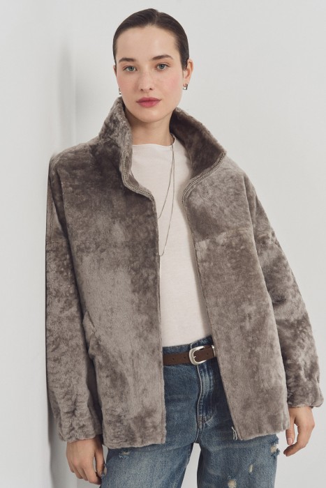 двусторонняя дубленка из овчины 794694003 фотография