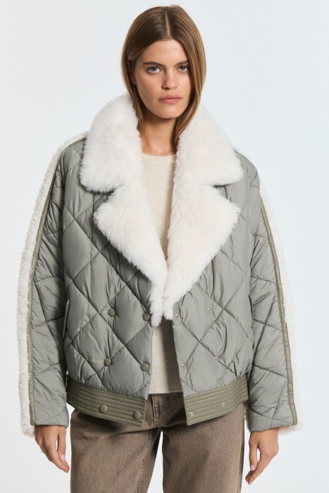 двусторонняя куртка из шерсти 789368003 фотография