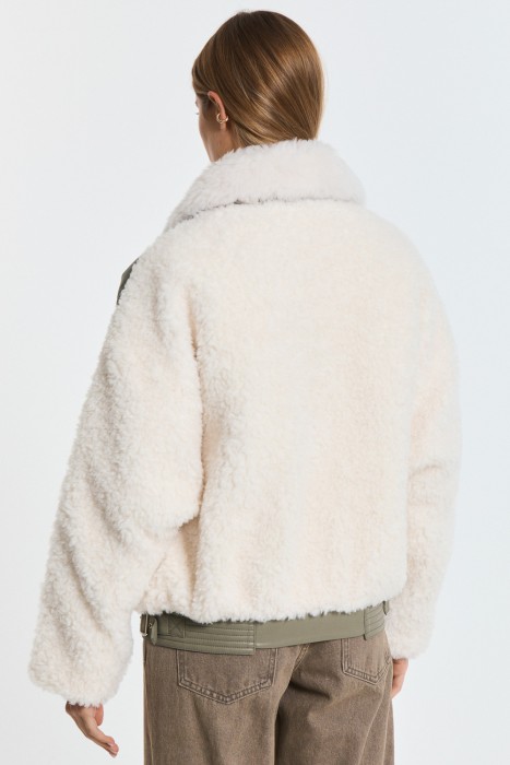 двусторонняя куртка из шерсти по цене 8150 руб вид справа