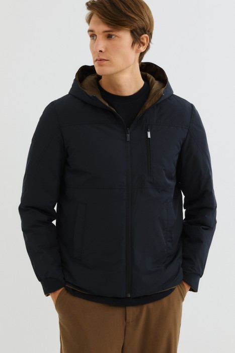 двусторонняя куртка от бренда снежная королева вид слева