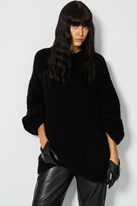 джемпер из буклированной пряжи  по цене 2490 руб вид справа