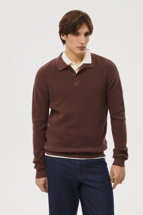 джемпер из хлопка от бренда снежная королева вид слева