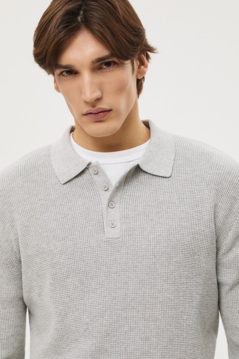 джемпер из хлопка от бренда снежная королева вид слева