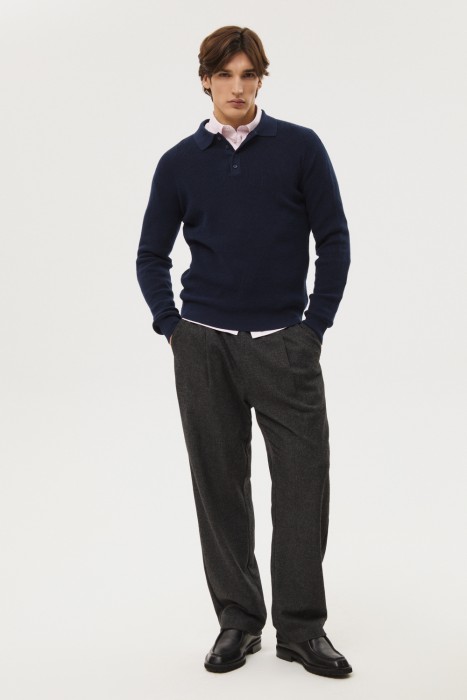 джемпер из хлопка от бренда снежная королева вид слева