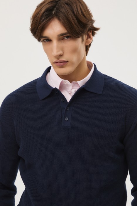 джемпер из хлопка из россии вид сбоку