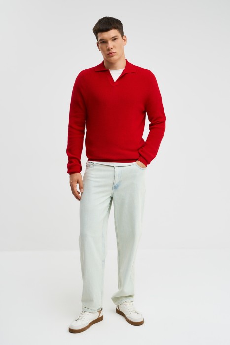 джемпер из хлопка от бренда снежная королева вид слева