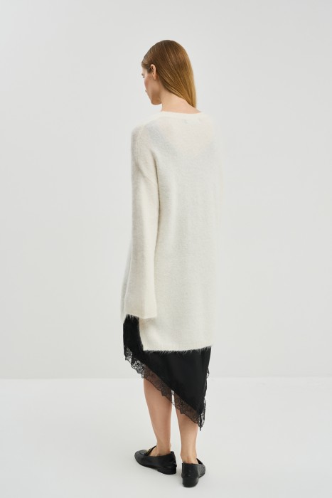 джемпер из шерсти альпаки из россии вид сбоку