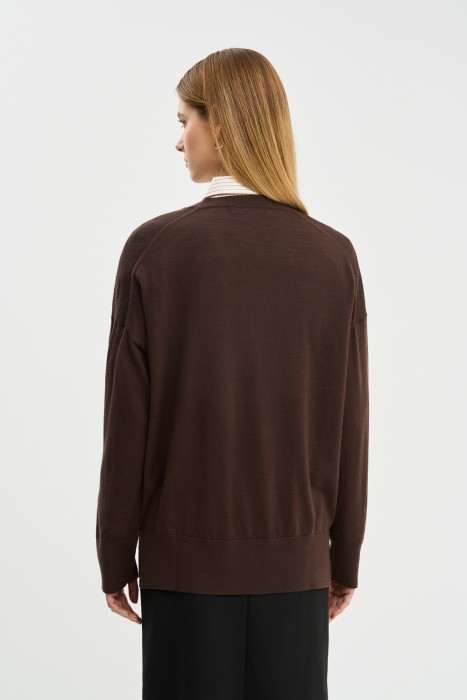 джемпер из шерсти по цене 2140 руб вид справа