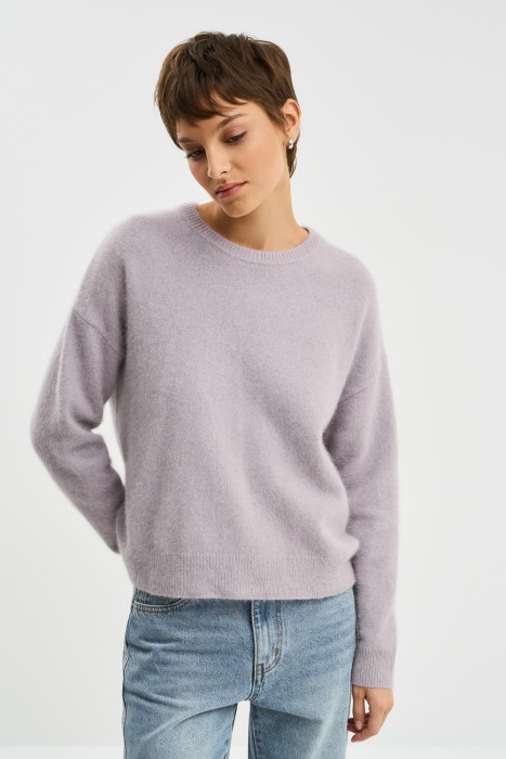 джемпер из шерсти от бренда снежная королева вид слева