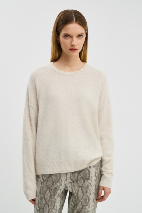 джемпер из шерсти от бренда снежная королева вид слева