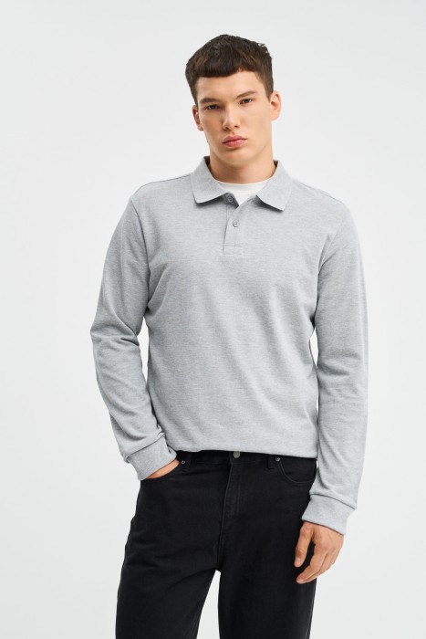 джемпер-поло от бренда снежная королева вид слева