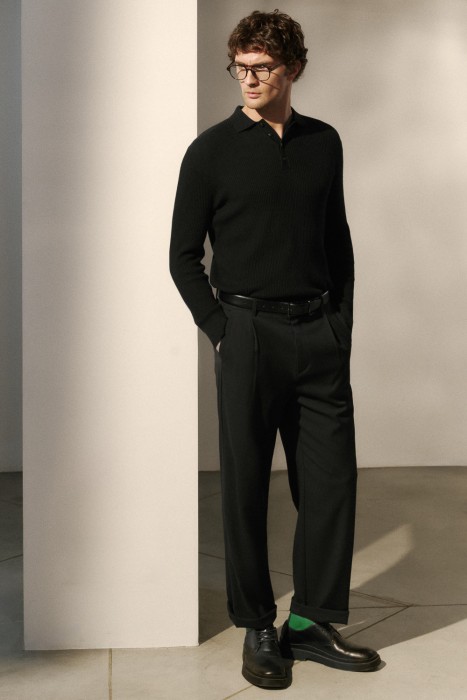 джемпер-поло от бренда снежная королева вид слева