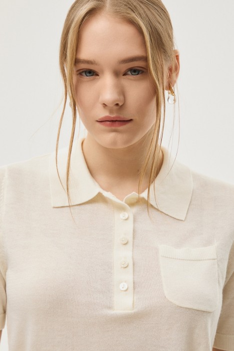 джемпер-поло из россии вид сбоку