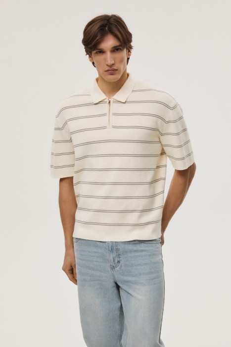 джемпер-поло от бренда снежная королева вид слева