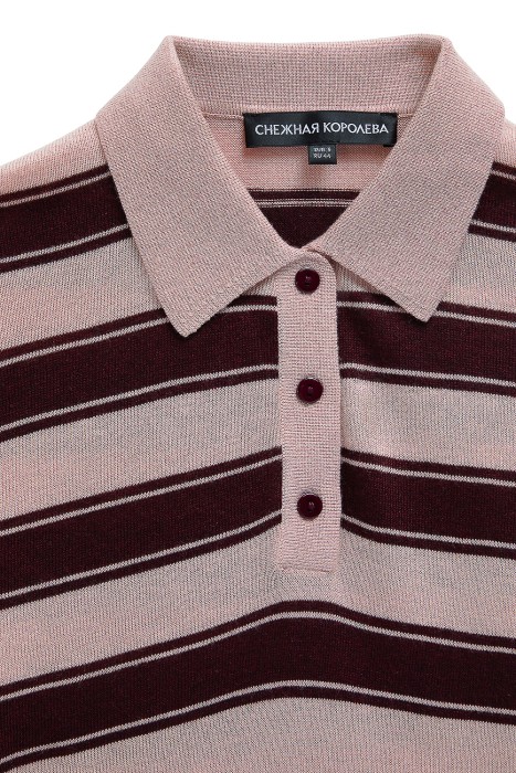 джемпер-поло от бренда снежная королева вид слева