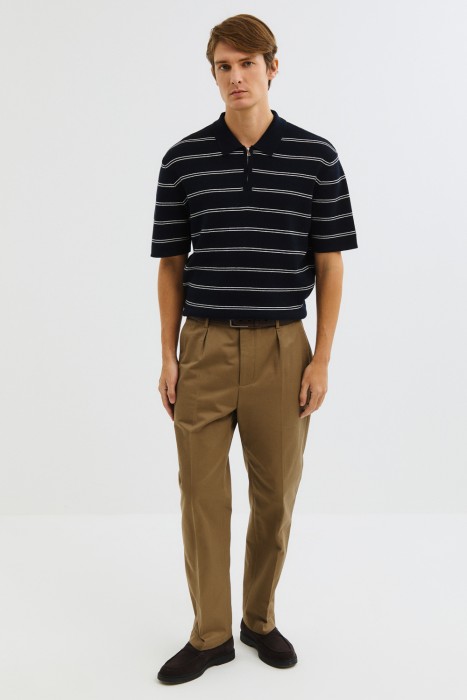 джемпер-поло от бренда снежная королева вид слева