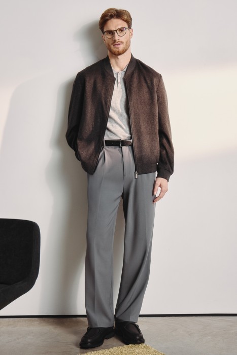 джемпер-поло от бренда снежная королева вид слева