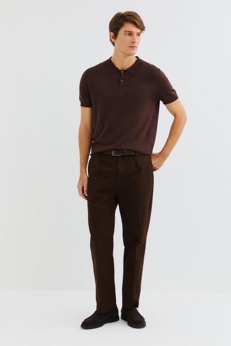 джемпер-поло от бренда снежная королева вид слева