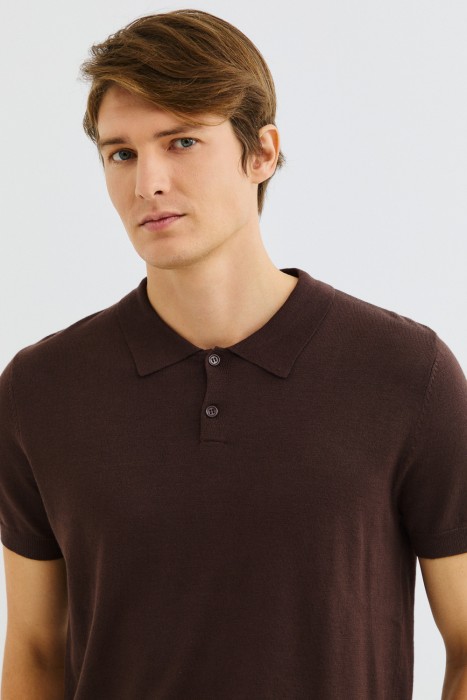 джемпер-поло из россии вид сбоку