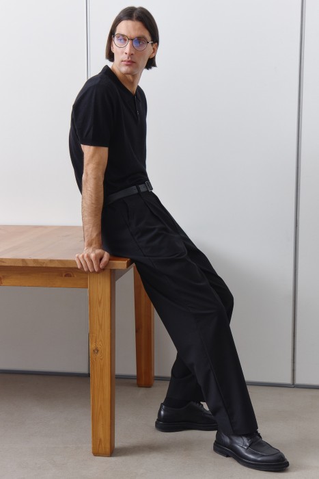 джемпер-поло от бренда снежная королева вид слева