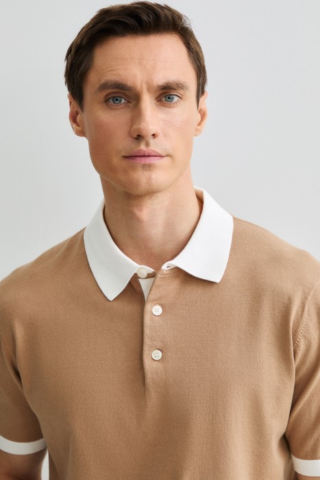 джемпер-поло из россии вид сбоку