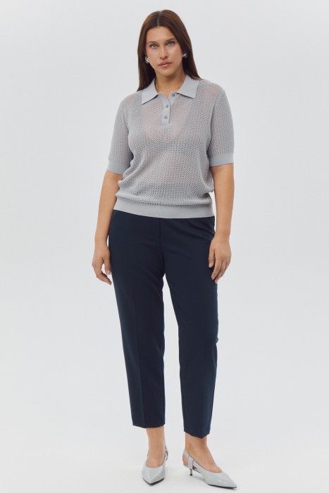 джемпер-поло от бренда снежная королева вид слева