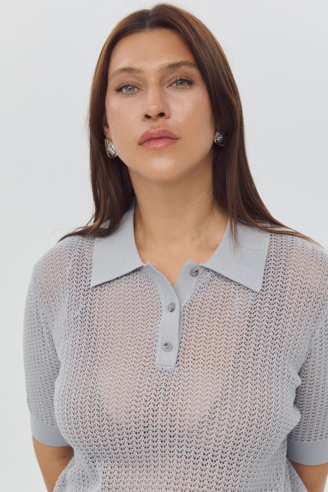 джемпер-поло из россии вид сбоку