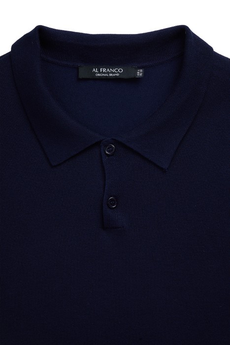 джемпер-поло от бренда снежная королева вид слева