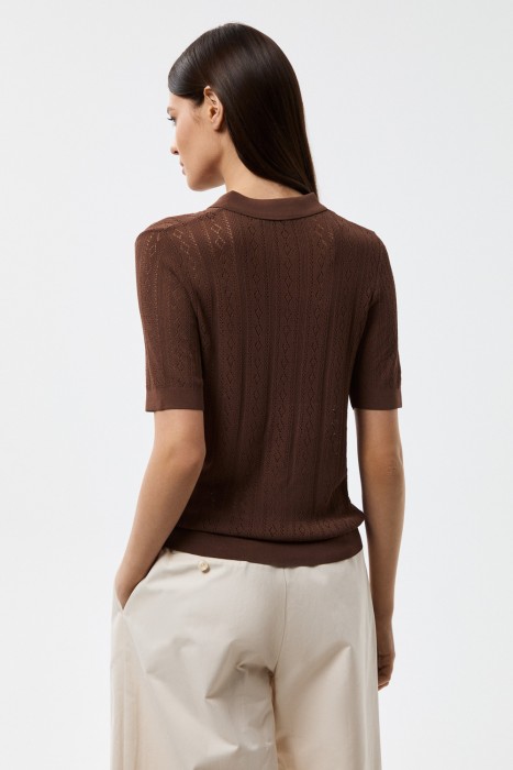 джемпер-поло по цене 2480 руб вид справа