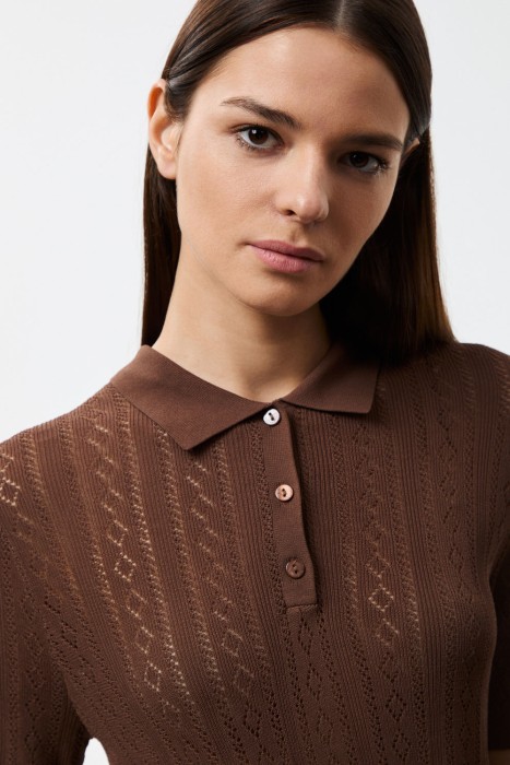 джемпер-поло из россии вид сбоку