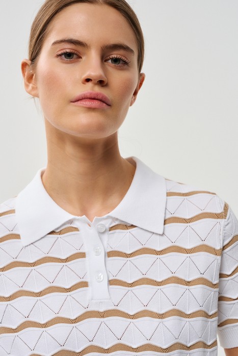 джемпер-поло из россии вид сбоку