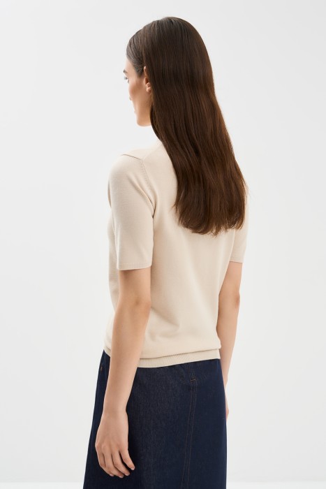 джемпер с короткими рукавами по цене 960 руб вид справа