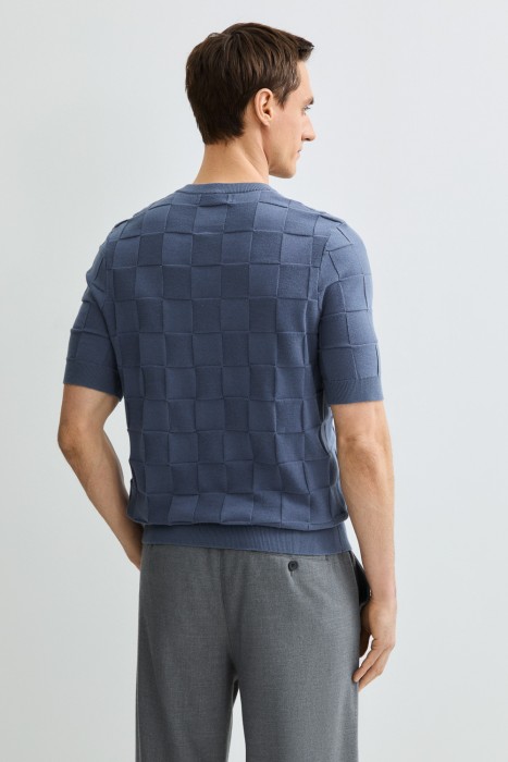 джемпер с короткими рукавами по цене 2000 руб вид справа