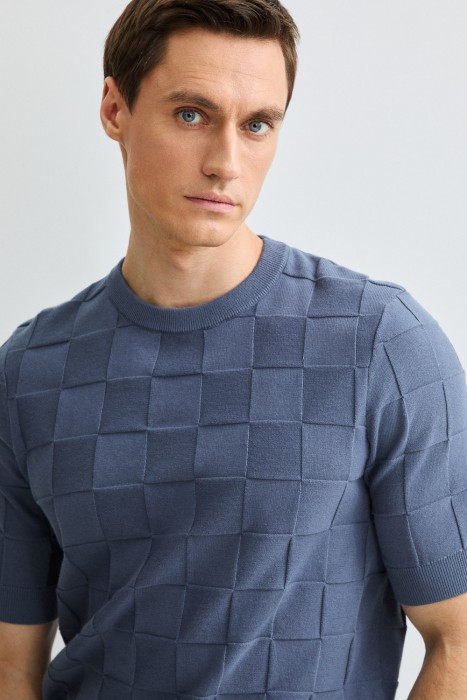 джемпер с короткими рукавами из россии вид сбоку