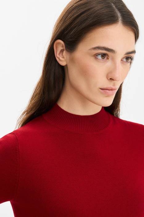 джемпер с короткими рукавами от бренда снежная королева вид слева