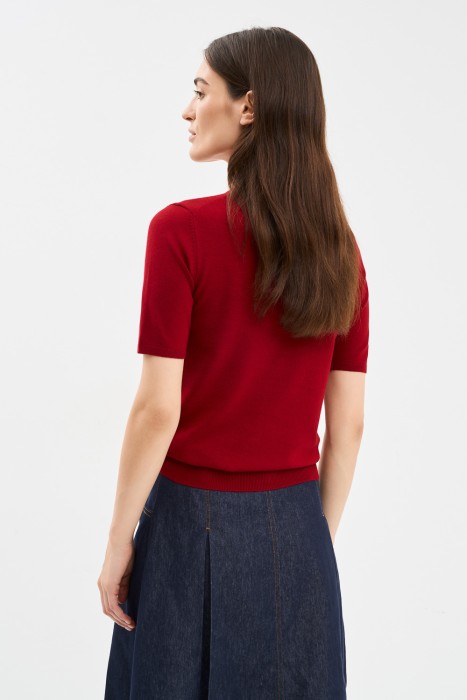 джемпер с короткими рукавами по цене 960 руб вид справа