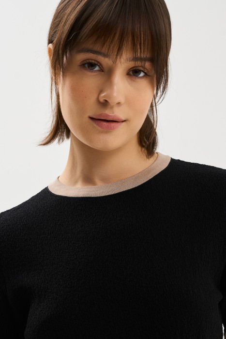 джемпер с короткими рукавами по цене 1210 руб вид справа