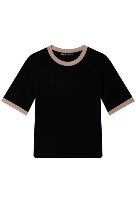 джемпер с короткими рукавами из россии вид сбоку