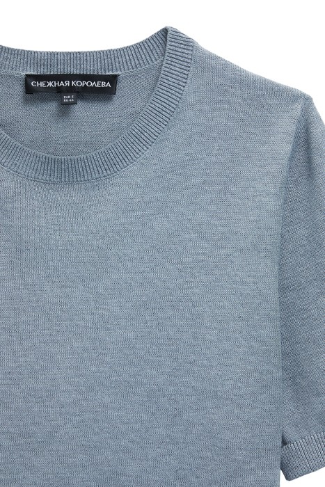 джемпер с короткими рукавами от бренда снежная королева вид слева