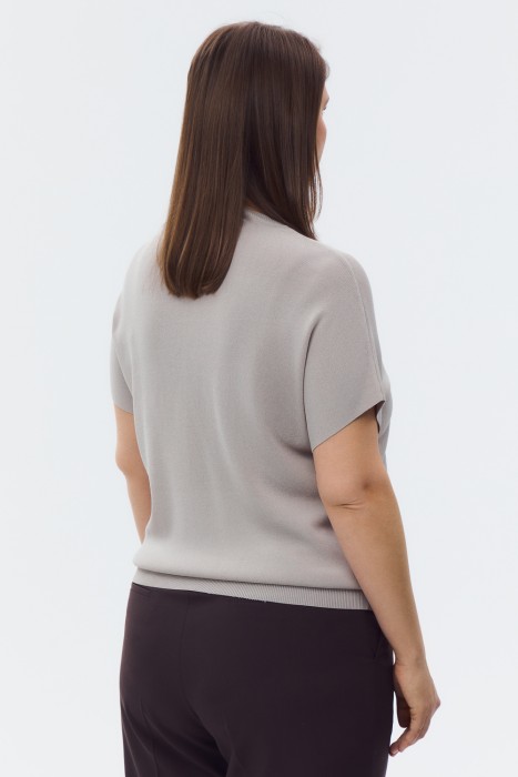 джемпер с короткими рукавами по цене 1690 руб вид справа