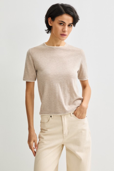 джемпер с короткими рукавами 806055003 фотография